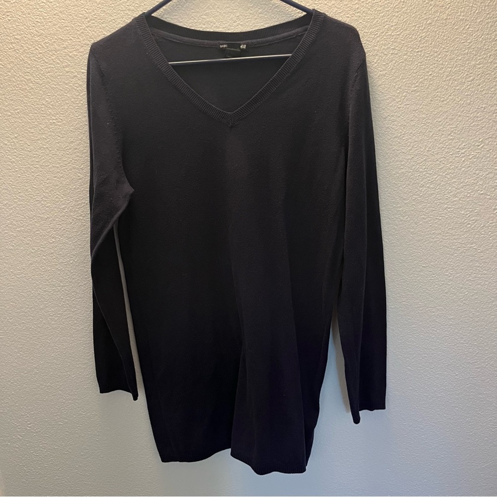 H&M Black Crew Neck Sweater